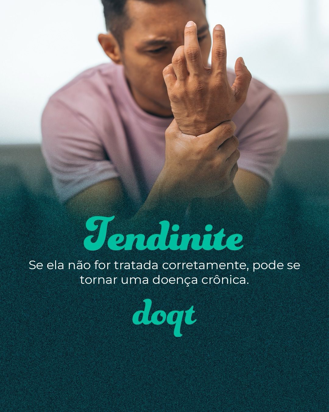 Movimentos repetitivos podem causar a inflamação dos tendões.
